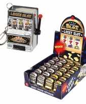 Sleutelhanger fruitmachine zilver